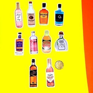 3/$20 brand new 10pcs waterproof stickers